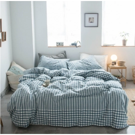 Hotel Luxury 100% Cotton Bamboo Fabric Bedsheets Bedding Set