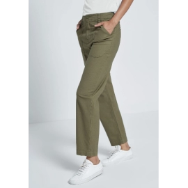 Stretch Classic Chino Trousers Straigth Fit Office Trousers Fit Chinos Casual Pants Women